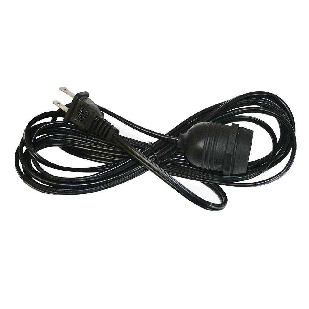 11FT Single Socket Black Commercial Grade Outdoor Pendant Light Lamp Cord - Electrical Swag Light Kit - PaperLanternStore.com - Paper Lanterns, Decor, Party Lights & More