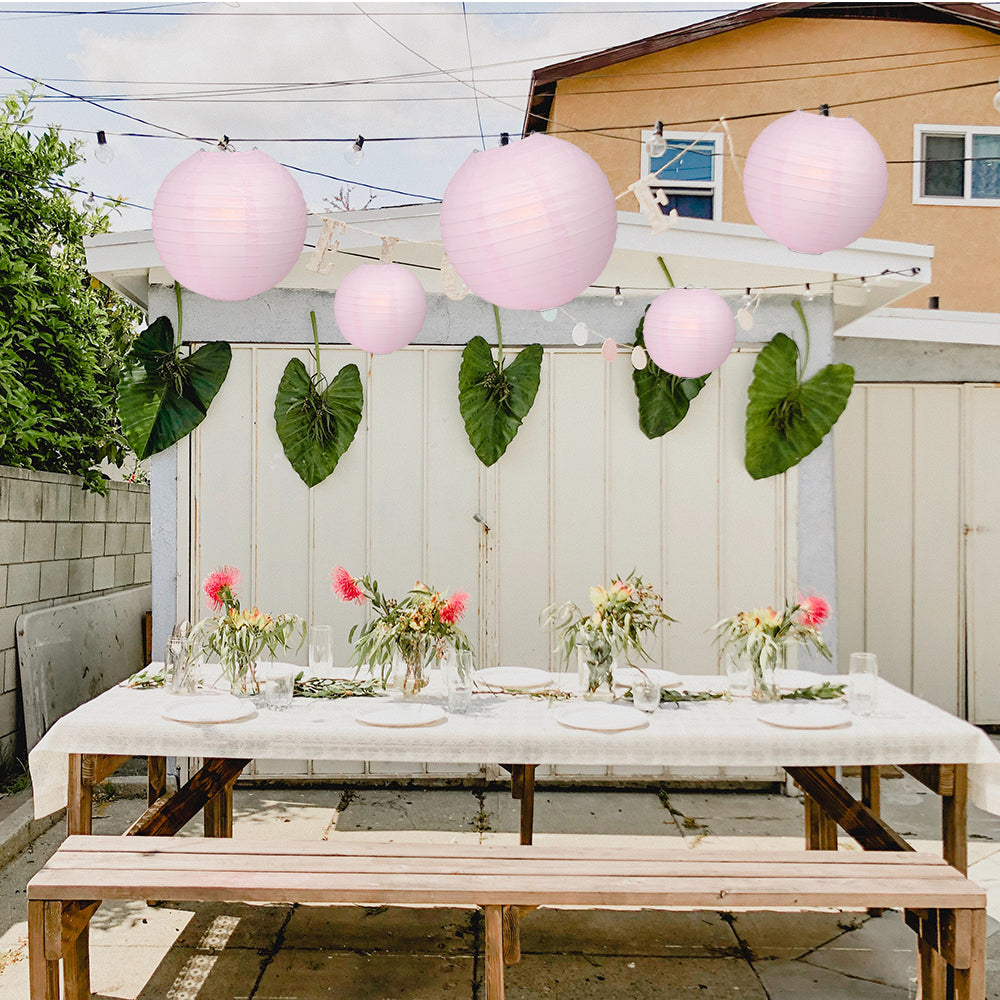 Ultimate 20pc Pink Paper Lantern Party Pack - Assorted Sizes of 6, 8, 10, 12 for Weddings, Birthday, Events and Decor - PaperLanternStore.com - Paper Lanterns, Decor, Party Lights & More
