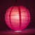 12" Fuchsia / Hot Pink Round Paper Lantern, Crisscross Ribbing, Chinese Hanging Wedding & Party Decoration - AsianImportStore.com - B2B Wholesale Lighting and Decor