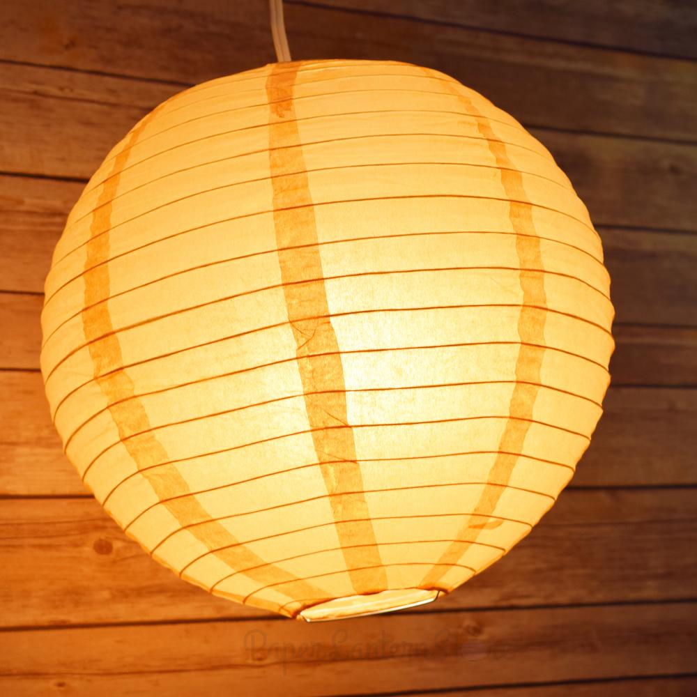 MoonBright 12" Yellow Paper Lantern Outdoor String Light Set (10-PACK Combo Kit) - AsianImportStore.com - B2B Wholesale Lighting and Decor