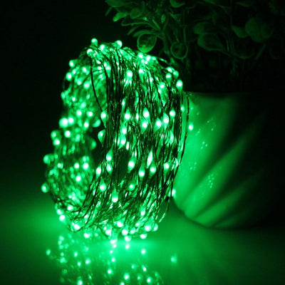 33 FT | Green LED Waterproof Micro Fairy String Lights With Power Adaptor - AsianImportStore.com - B2B Wholesale Lighting and Decor