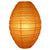 Orange Kawaii Unique Oval Egg Shaped Paper Lantern, 10-inch x 14-inch - AsianImportStore.com - B2B Wholesale Lighting & Decor since 2002