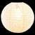 8" Round Eyelet Lace Look Paper Lantern - White - AsianImportStore.com - B2B Wholesale Lighting and Decor