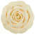 (Discontinued) (24 PACK) Premium Large 12" Pre-made Vanilla Cream Beige Garden Rose Paper Flower Backdrop Wall Decor for Weddings, Photo Shoots, Birthday Parties and more
