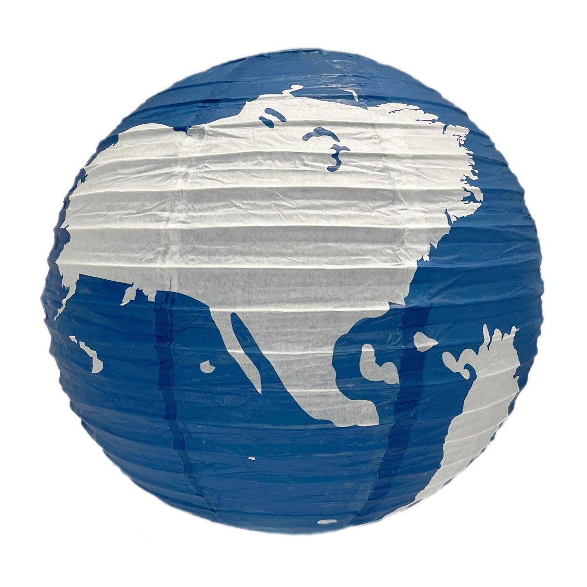 BLOWOUT (100-PK) 16" World Earth Globe Paper Lantern (Wrong Pattern) BULK PACK