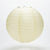 16" Ivory Round Paper Lantern, Even Ribbing, Hanging Decoration - AsianImportStore.com - B2B Wholesale Lighting and Decor