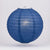 20" Navy Blue Round Paper Lantern, Even Ribbing, Chinese Hanging Wedding & Party Decoration - AsianImportStore.com - B2B Wholesale Lighting and Decor
