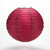 12" Velvet Rose Red Round Paper Lantern, Even Ribbing, Chinese Hanging Wedding & Party Decoration - AsianImportStore.com - B2B Wholesale Lighting and Decor