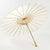 38" Beige / Ivory Nylon Parasol Umbrella with Elegant Handle