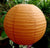 4" Persimmon Orange Round Paper Lantern, Even Ribbing, Hanging Decoration (10 PACK) - AsianImportStore.com - B2B Wholesale Lighting and Decor