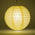 4" Lemon Yellow Round Paper Lantern, Even Ribbing, Hanging Decoration (10-Pack) - AsianImportStore.com - B2B Wholesale Lighting and Decor