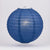 16" Navy Blue Round Paper Lantern, Even Ribbing, Chinese Hanging Wedding & Party Decoration - AsianImportStore.com - B2B Wholesale Lighting and Decor