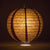 14" Brown Round Paper Lantern, Even Ribbing, Chinese Hanging Wedding & Party Decoration - AsianImportStore.com - B2B Wholesale Lighting and Decor
