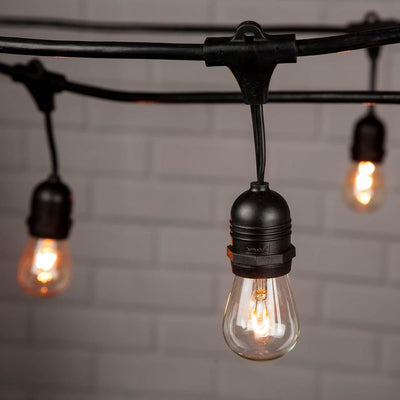 BLOWOUT LED Filament Light Bulb, S14 Vintage Look, Energy Saving, E26 Base, 1 Watt (2-PACK)
