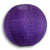 4" Royal Purple Round Shimmering Nylon Lantern, Even Ribbing, Hanging Decoration (10 PACK) (String Light Sold Separately)