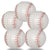 5 PACK | 14" Baseball Paper Lantern Shaped Sports Hanging Decoration - AsianImportStore.com - B2B Wholesale Lighting and Decor