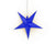 BLOWOUT 18" Dark Blue Weatherproof Star Lantern Lamp, Hanging Decoration (Shade Only)