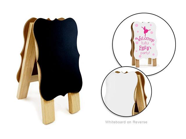  Wooden Double-Sided Chalkboard / Whiteboard Easel Stand Table Sign - 7.75 x 5 inch - AsianImportStore.com - B2B Wholesale Lighting and Decor