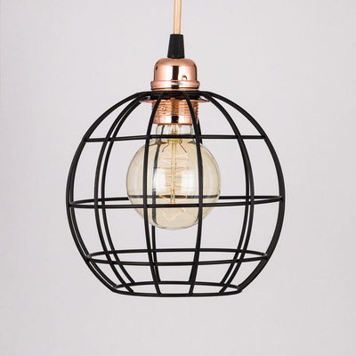 Sphere Shaped Vintage Edison Light Bulb Cage for Pendant Lights *Bulb Cage Only - AsianImportStore.com - B2B Wholesale Lighting and Decor