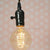 Single Black Pearl Socket Vintage-Style Pendant Light Cord w/ Dimmer Switch Switch, 11 FT Twisted Brown Cloth Cord - Electrical Swag Light Kit - AsianImportStore.com - B2B Wholesale Lighting and Decor