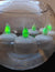 BLOWOUT (102 PACK) Floating Waterproof Flameless LED Tea Light Candle - Green