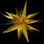3-PACK + Cord | Gold Moravian Multi-Point 24" Illuminated Paper Star Lanterns and Lamp Cord Hanging Decorations - AsianImportStore.com - B2B Wholesale Lighting and Decor