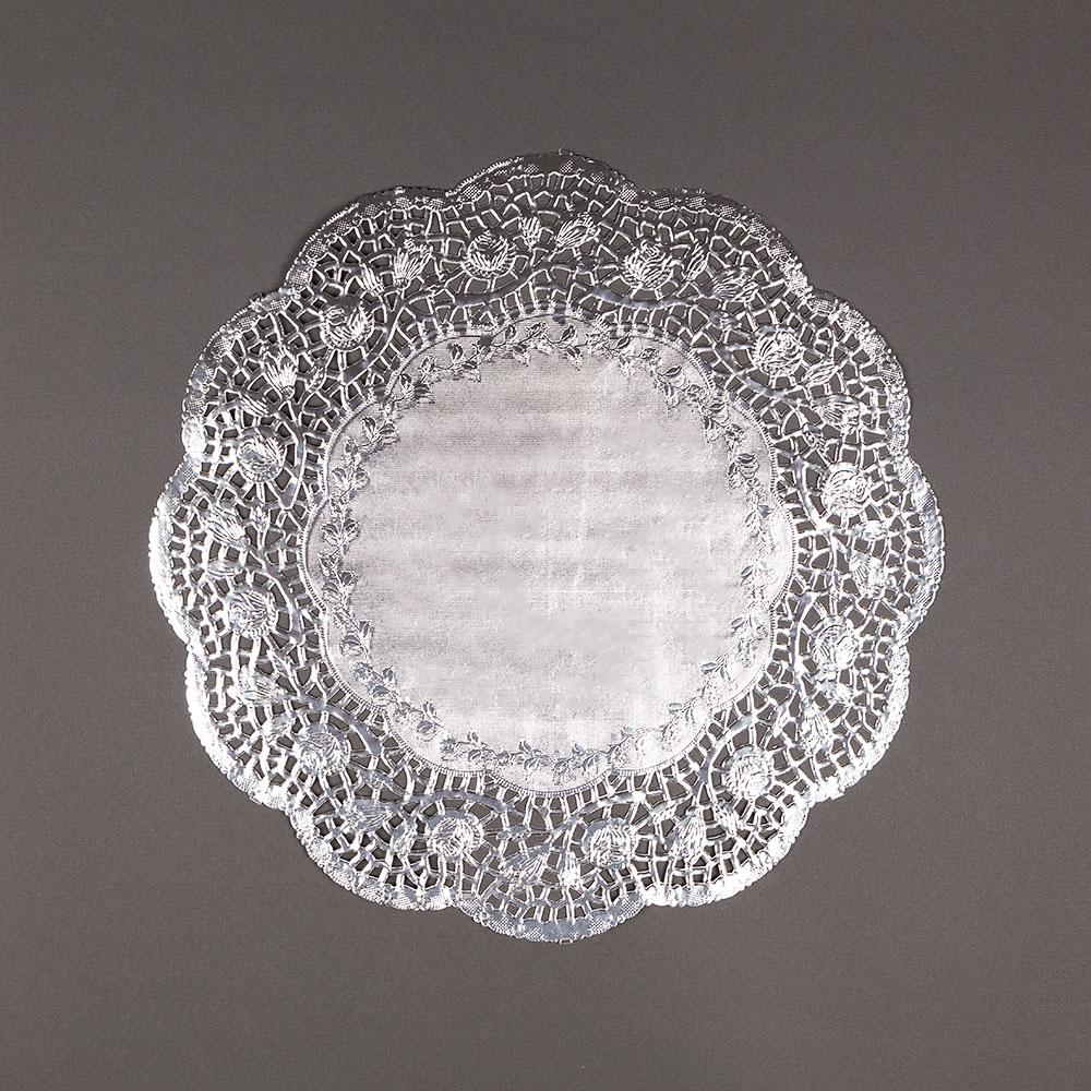  10/12" Round Gold/Silver Foil Assorted Metallic Doilies Placemats (8-PACK) - AsianImportStore.com - B2B Wholesale Lighting and Decor