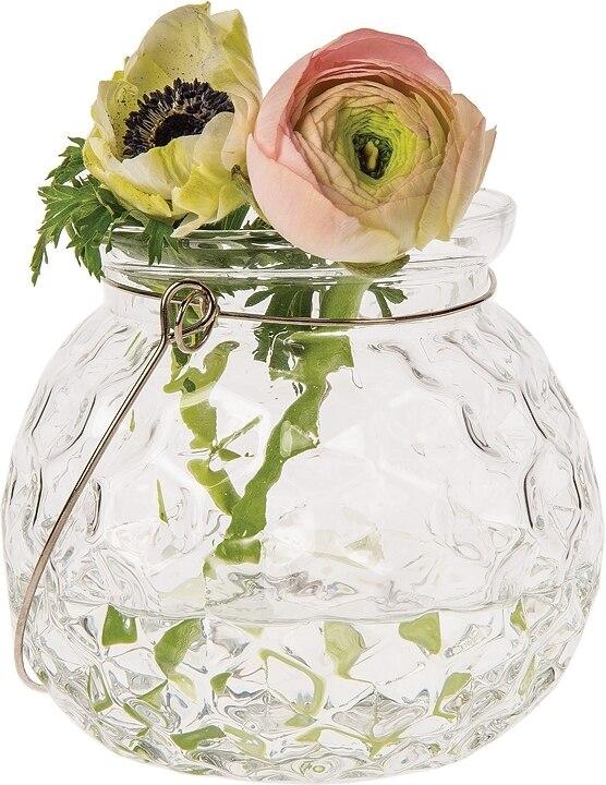Hannah Clear Hanging Mason Jar Candle Holder and Vase (20 PACK) - AsianImportStore.com - B2B Wholesale Lighting and Décor