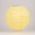20" Lemon Yellow Chiffon Round Paper Lantern, Crisscross Ribbing, Chinese Hanging Wedding & Party Decoration - AsianImportStore.com - B2B Wholesale Lighting and Decor