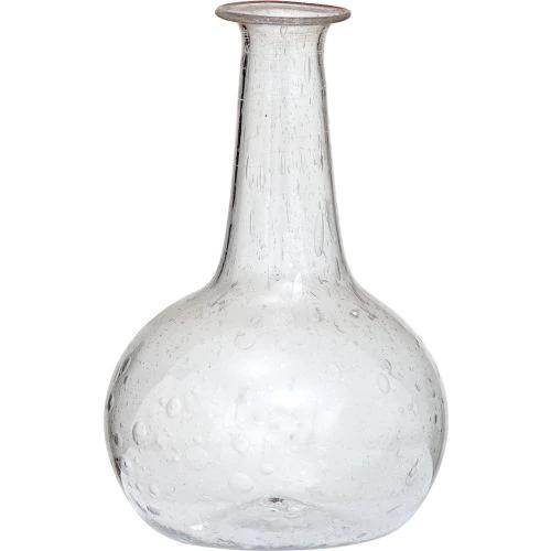 Recycled Glass Vase (5.75-Inch, Marisol Design, Clear) - Decorative Flower Vase - For Home Decor, Party Decorations, and Wedding Centerpieces - AsianImportStore.com - B2B Wholesale Lighting and Decor