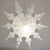 Pizzelle Paper Star Lantern (32-Inch, White, Winter Peppermint Snowflake Design) - Great With or Without Lights - Ideal for Holiday and Snowflake Decorations, Weddings, Parties, and Home Decor - AsianImportStore.com - B2B Wholesale Lighting and Decor