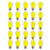 (Discontinued) Replacement Transparent Yellow 11-Watt Incandescent S14 Sign Light Bulbs, E26 Medium Base (25 PACK)