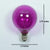 Replacement Transparent Violet 7-Watt Incandescent G40 Globe Light Bulbs, E12 Candelabra Base (25 PACK) - AsianImportStore.com - B2B Wholesale Lighting and Decor