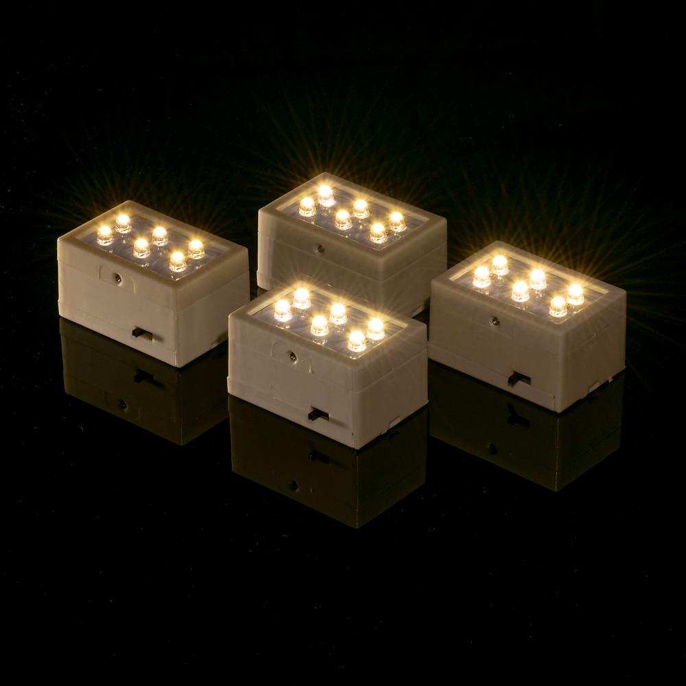 Fantado MoonBright™ BULK PACK (6) 6-LED Luminary / Luminaria Bag Lights, Warm White (Battery Powered) - AsianImportStore.com - B2B Wholesale Lighting and Decor