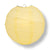 20" Lemon Yellow Chiffon Round Paper Lantern, Crisscross Ribbing, Chinese Hanging Wedding & Party Decoration - AsianImportStore.com - B2B Wholesale Lighting and Decor