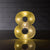 Marquee Light Number '8' LED Metal Sign (8 Inch, Battery Operated) - AsianImportStore.com - B2B Wholesale Lighting and Decor