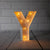 White Marquee Light Letter 'Y' LED Metal Sign (8 Inch, Battery Operated w/ Timer) - AsianImportStore.com - B2B Wholesale Lighting and Decor