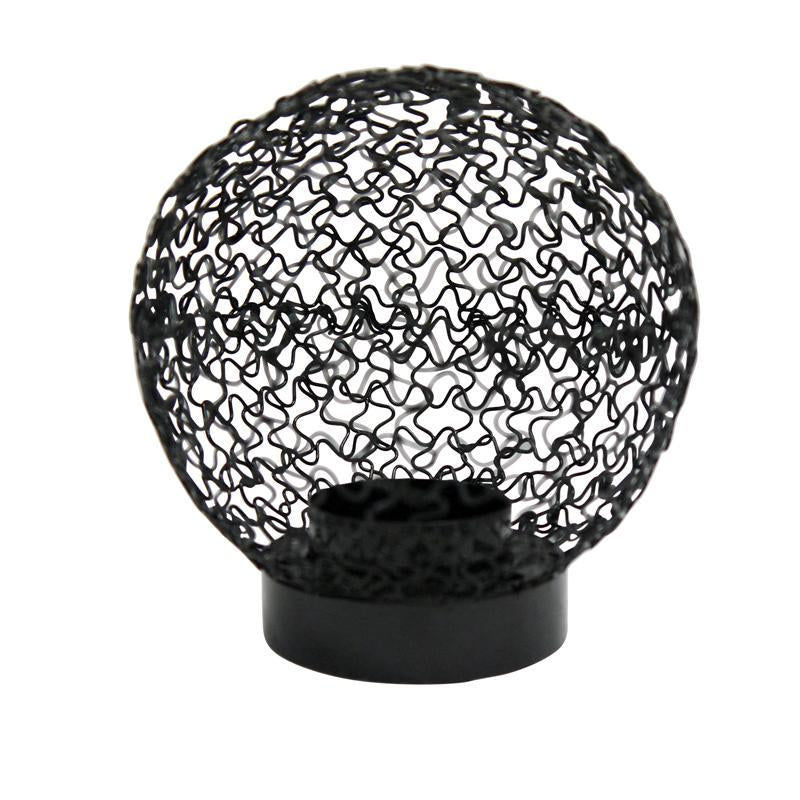 Mesh Wire Candle Lantern - Black (50 PACK) - AsianImportStore.com - B2B Wholesale Lighting and Décor