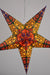 24" Orange Garden Paper Star Lantern, Hanging - AsianImportStore.com - B2B Wholesale Lighting and Decor