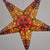 24" Orange Garden Paper Star Lantern, Hanging - AsianImportStore.com - B2B Wholesale Lighting and Decor