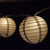 10 Socket Silver Round Paper Lantern Party String Lights (4" Lanterns, Expandable) - AsianImportStore.com - B2B Wholesale Lighting & Decor since 2002