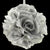6" Silver Rose Flower Pomander Small Wedding Kissing Ball for Weddings and Decoration - AsianImportStore.com - B2B Wholesale Lighting and Decor