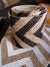 Burlap Fabric Wrap Roll w/ Black Chevron Pattern (2.4 x 6 Ft) - AsianImportStore.com - B2B Wholesale Lighting and Decor