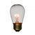 24 Socket Outdoor Commercial String Light Set, S14 Bulbs, 54 FT White Cord w/ E26 Medium Base, Weatherproof