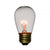 24 Socket Outdoor Commercial String Light Set, S14 Bulbs, 54 FT Black Cord w/ E26 Medium Base, Weatherproof