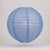 16" Serenity Blue Round Paper Lantern, Even Ribbing, Chinese Hanging Decoration for Weddings and Parties - AsianImportStore.com - B2B Wholesale Lighting and Decor