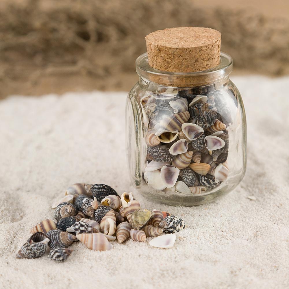 Small 3.5" Glass Jar Bottle Wedding Favor Container with Cork Stopper - AsianImportStore.com - B2B Wholesale Lighting and Decor