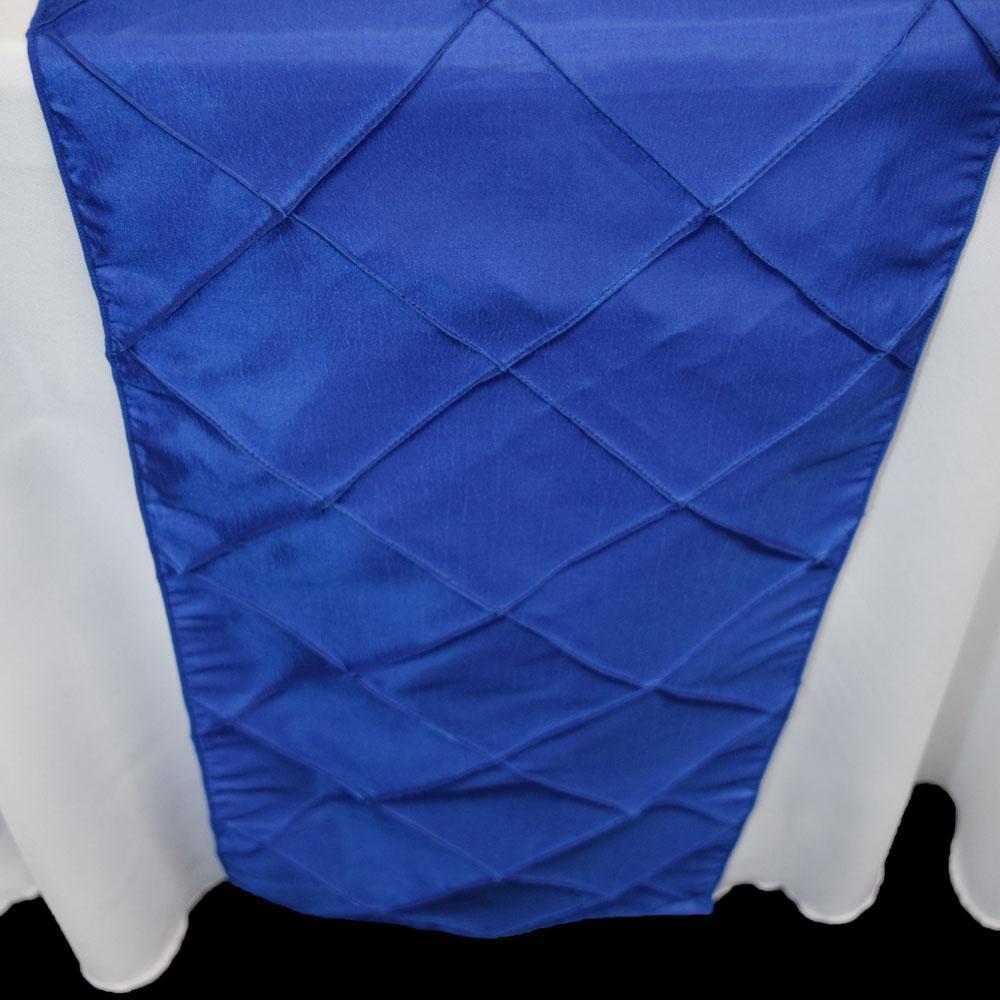 Royal Blue Pintuck Chameleon Table Runner - 12 x 108 Inch (20 PACK) - AsianImportStore.com - B2B Wholesale Lighting and Décor