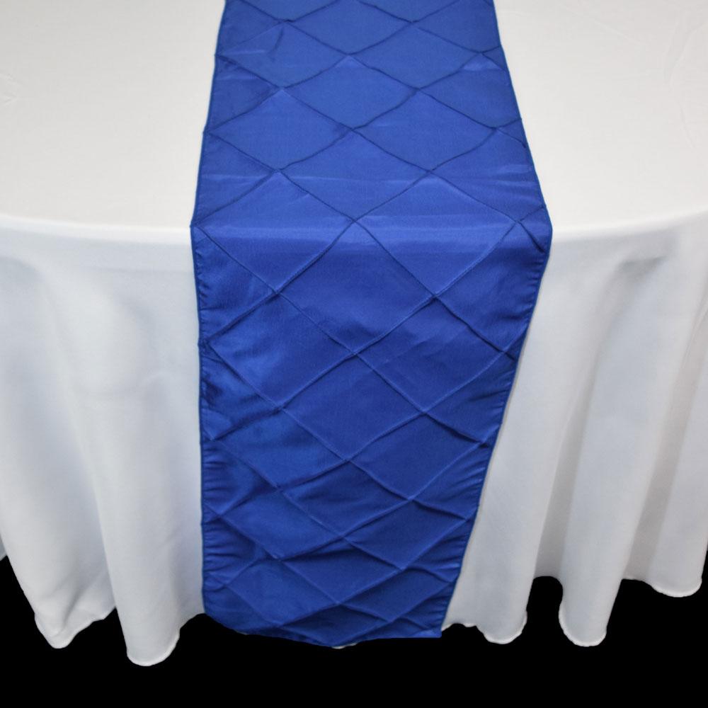 Royal Blue Pintuck Chameleon Table Runner - 12 x 108 Inch (20 PACK) - AsianImportStore.com - B2B Wholesale Lighting and Décor