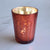 4 Pack | Vintage Mercury Glass Candle Holder (3.25-Inch, Katelyn Design, Column Motif, Rustic Copper Red) - For Use with Tea Lights - AsianImportStore.com - B2B Wholesale Lighting and Decor